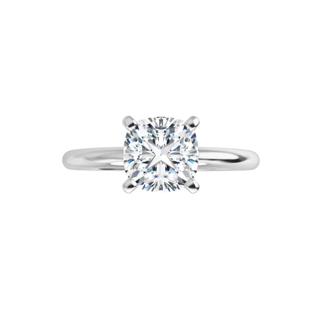 Diamond engagement ring 14k White gold 1 CTW