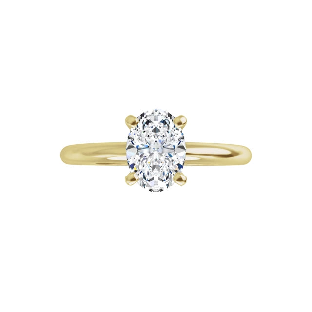 diamond engagement ring 1/2 CTW 18k Yellow gold