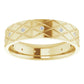 Men diamond band yellow gold front picture