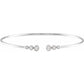 Diamond Bracelet 14k White gold details 