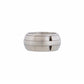 the High roller men rings Wide SS 12.6mm Stainless Steel  Laid Down