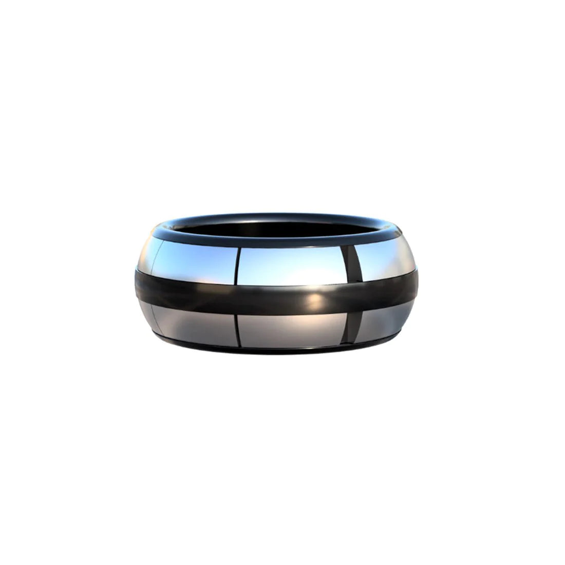 The High Roller™ Men Ring (Stainless Steel & Ceramic) Laid Down Picture 