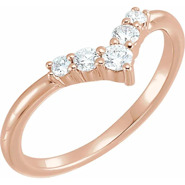 1/4 CTW rose gold Diamond Ring