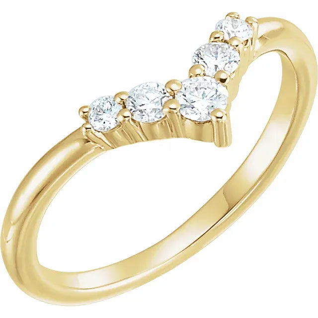 1/4 CTW yellow gold Diamond Ring