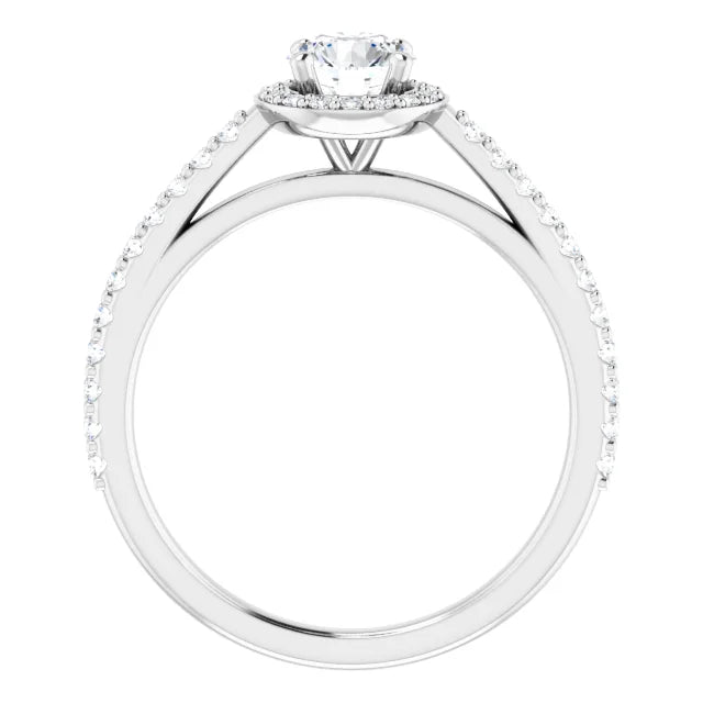 3/4 CTW Diamond Engagement Ring stand picture