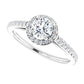 3/4 CTW Diamond Engagement Ring side picture