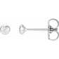 Jordan’s Domed Bezel Diamond Stud Earrings