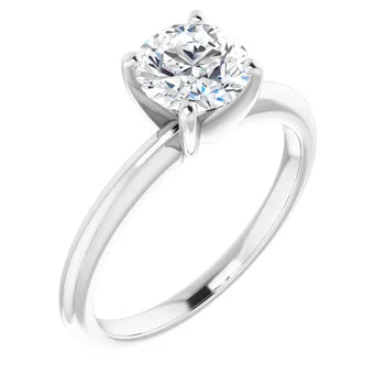 Round Solitaire Diamond Engagement Ring 1 CTW