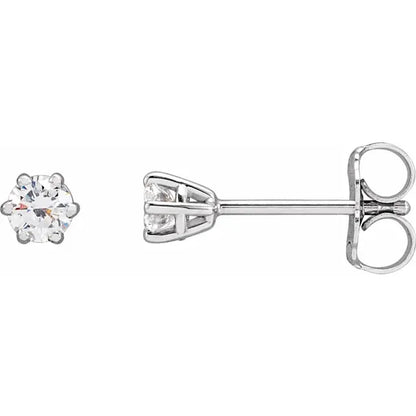 Diamond stud earrings 1/4 CTW