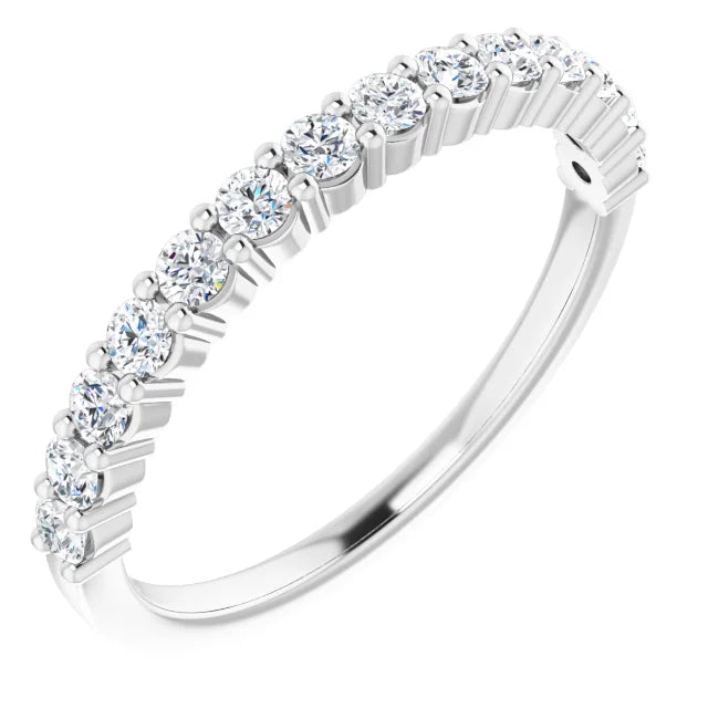 Gold/ Platinum Natural Diamond Anniversary Band