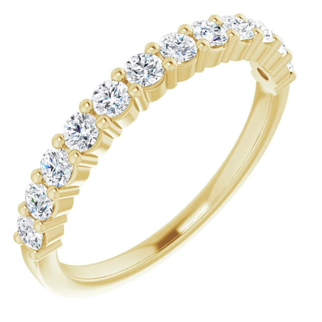 Gold/ Platinum Natural Diamond Anniversary Band