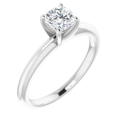 Diamond engagement ring 1/2 CTW 14k White Gold