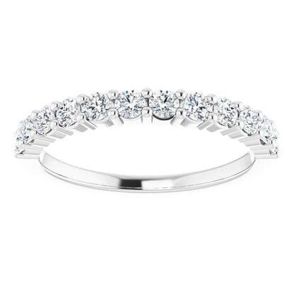 Gold/ Platinum Natural Diamond Anniversary Band