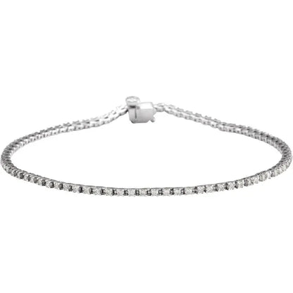 Diamond Tennis Bracelet 1CTW White gold