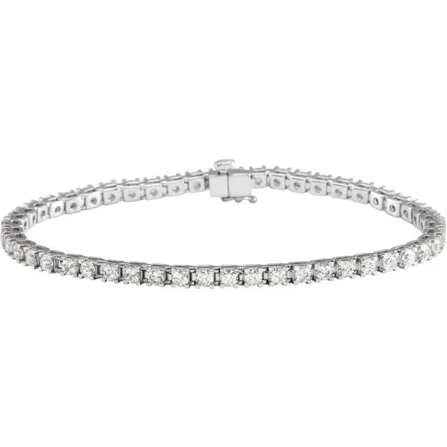 Diamond Tennis Bracelet 4CTW White gold