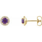 3 MM 14K Yellow Gold studs 
