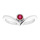 ruby ring for women on platinum 